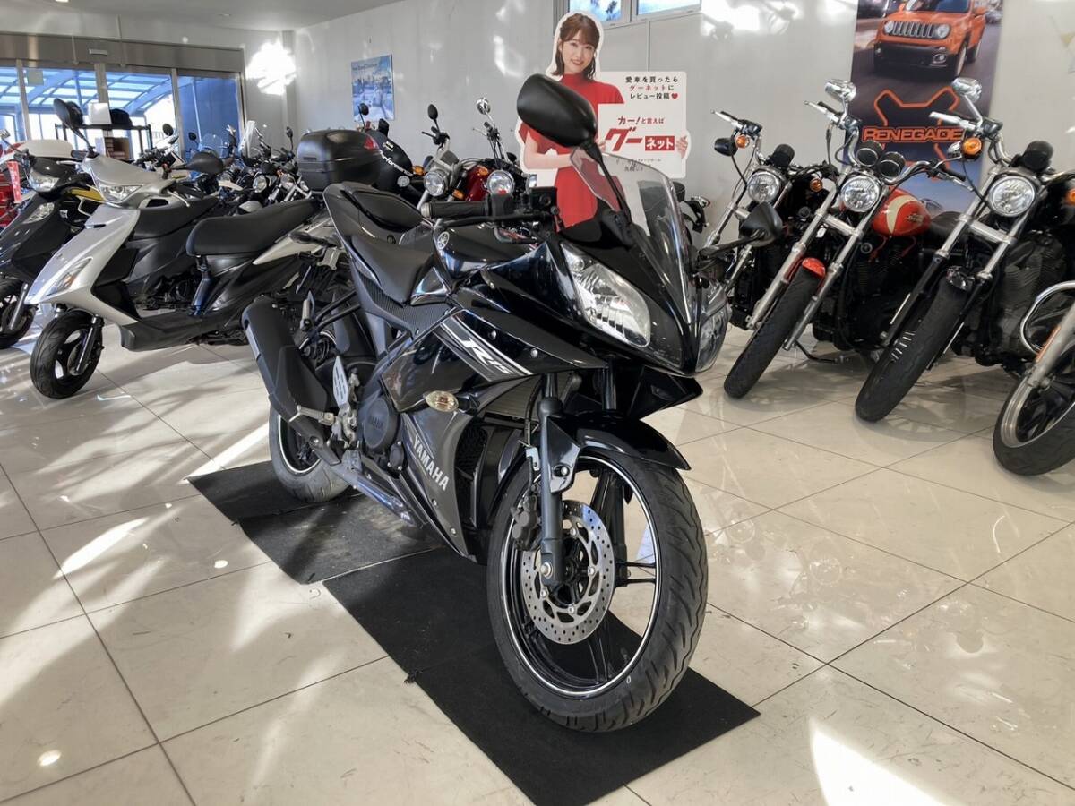 ヤマハ/YZF-R15/1CK1/4ストロークエンジン/フューエルインジェクション//ディスクブレーキ/150cc/ブラック/1,269km/現車確認、試乗歓迎拍卖
