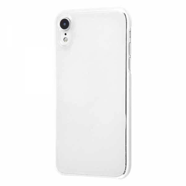 iPhone XR ハードケース クリア カバー 軽量 フレキシブル 割れにくい ストラップホール 透明 イングレム RT-P18TC90-CM拍卖