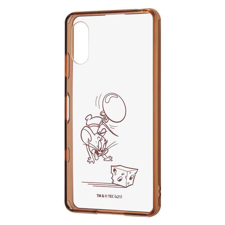 Xperia Ace II ケース トムとジェリー ジェリー 耐衝撃カバー 硬度2H シンプル 可愛い かわいい おしゃれ オシャレ キャラ イングレム拍卖