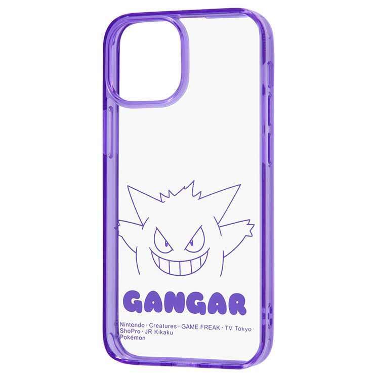 iPhone 13mini ケース ポケモン ゲンガー ハイブリッドカバー クリア 透明 保護 可愛い かわいい おしゃれ オシャレ キャラ拍卖