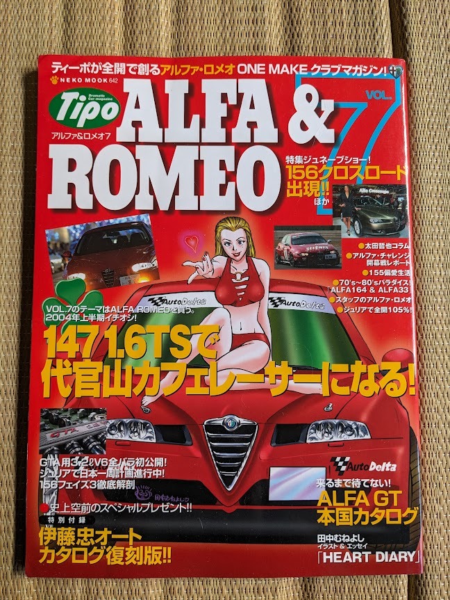 ☆Tipo アルファロメオVoL7(伊藤忠オートカタログ復刻版付)拍卖
