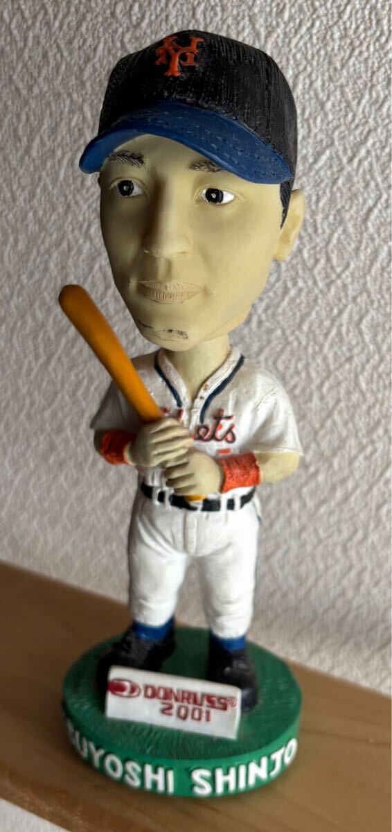 新庄剛志 SHINJO / ボブルヘッド 限定2000体 シリアルNo.入り(未開封シリアルNo.入りカード付き) DONRUSS NEW YORK METS 2001年 送料込拍卖