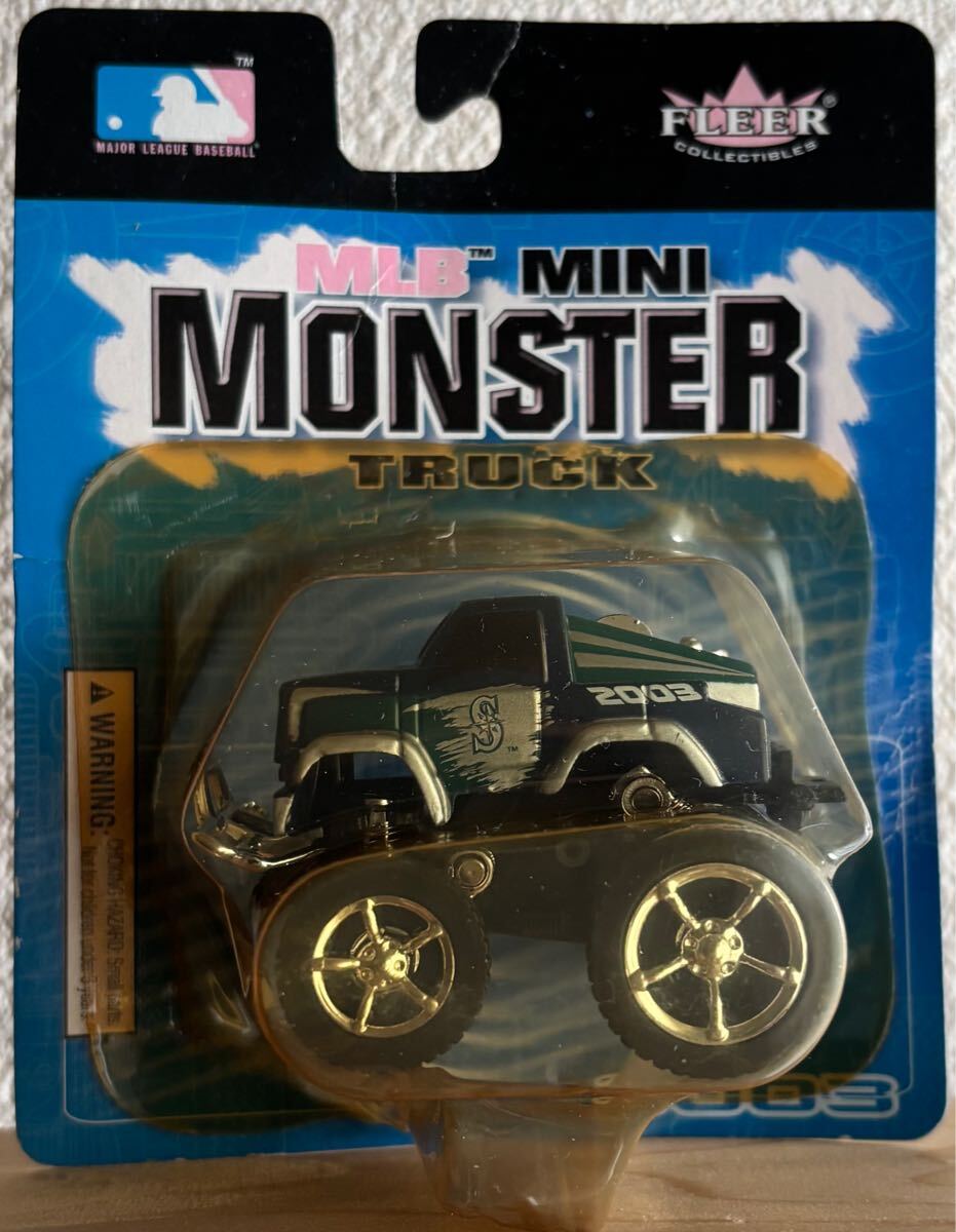 FLEER ミニカー MLB MINI MONSTER TRUCK シアトル・マリナーズ SEATTLE MARINERS 2003年 未開封 送料込拍卖