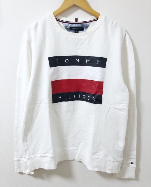 TOMMY HILFIGER(トミーヒルフィガー)プリント スウェット トレーナー【E4860-007】拍卖