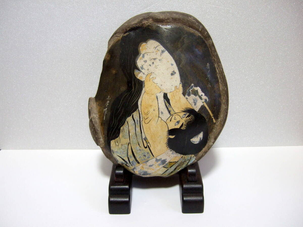 浮世絵 彩色石絵 美人画 / 歌麿 絵 風俗 Ukiyo-e拍卖