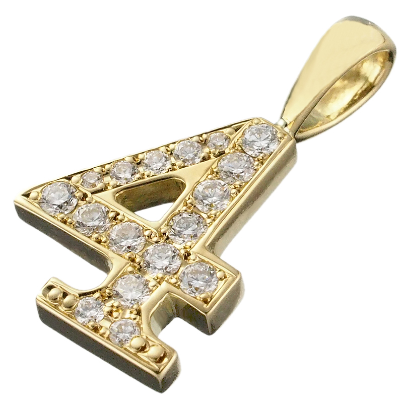 アイファニー ダイヤモンド 4 デザイン ペンダントトップ K18YG拍卖