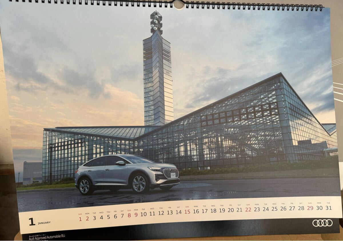 Audi2023年 壁掛けカレンダー新品未使用品拍卖