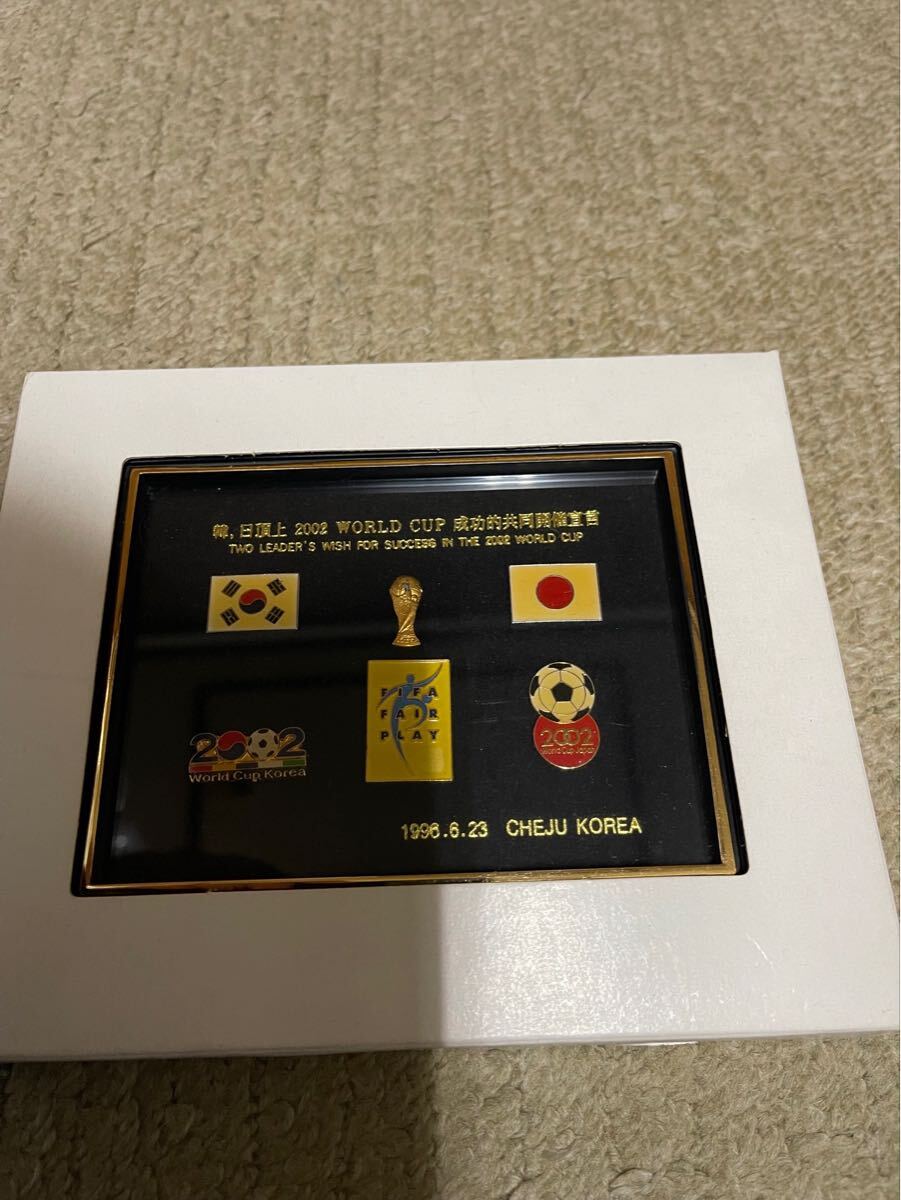 2002 FIFA WORLD CUPKOREA JAPAN共同開催記念盾TWO LEADER'S WISH FOR SUCCESSIN THE 2002 WORLD CUP1996年 韓国にて購入美品拍卖