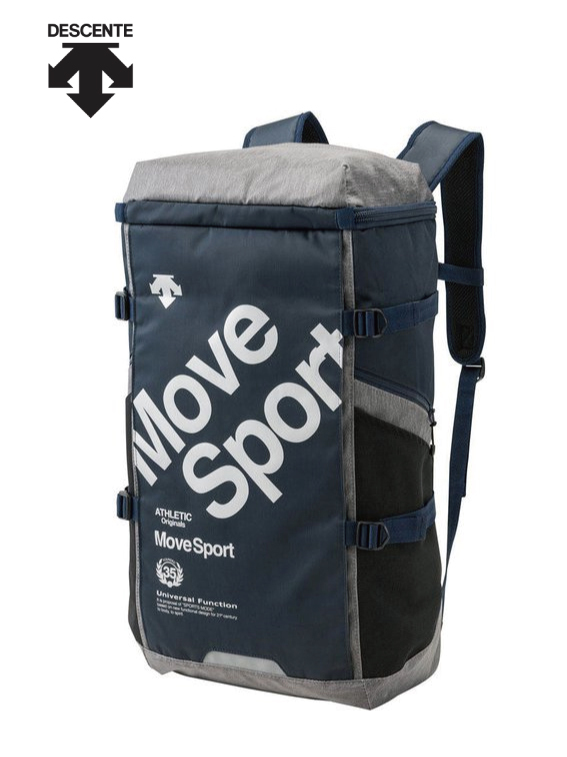 新品即決&送料無料!デサント MoveSport スクエアバックパックL(容量約40L)DMALJA05/NV拍卖