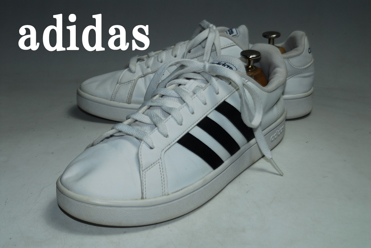 ATX861/期間限定!最終価格!早い者勝ち!アディダス/adidas/グランドコートベース/28㎝/US10/ロー/良品/存在感抜群!洗練されたデザイン!拍卖