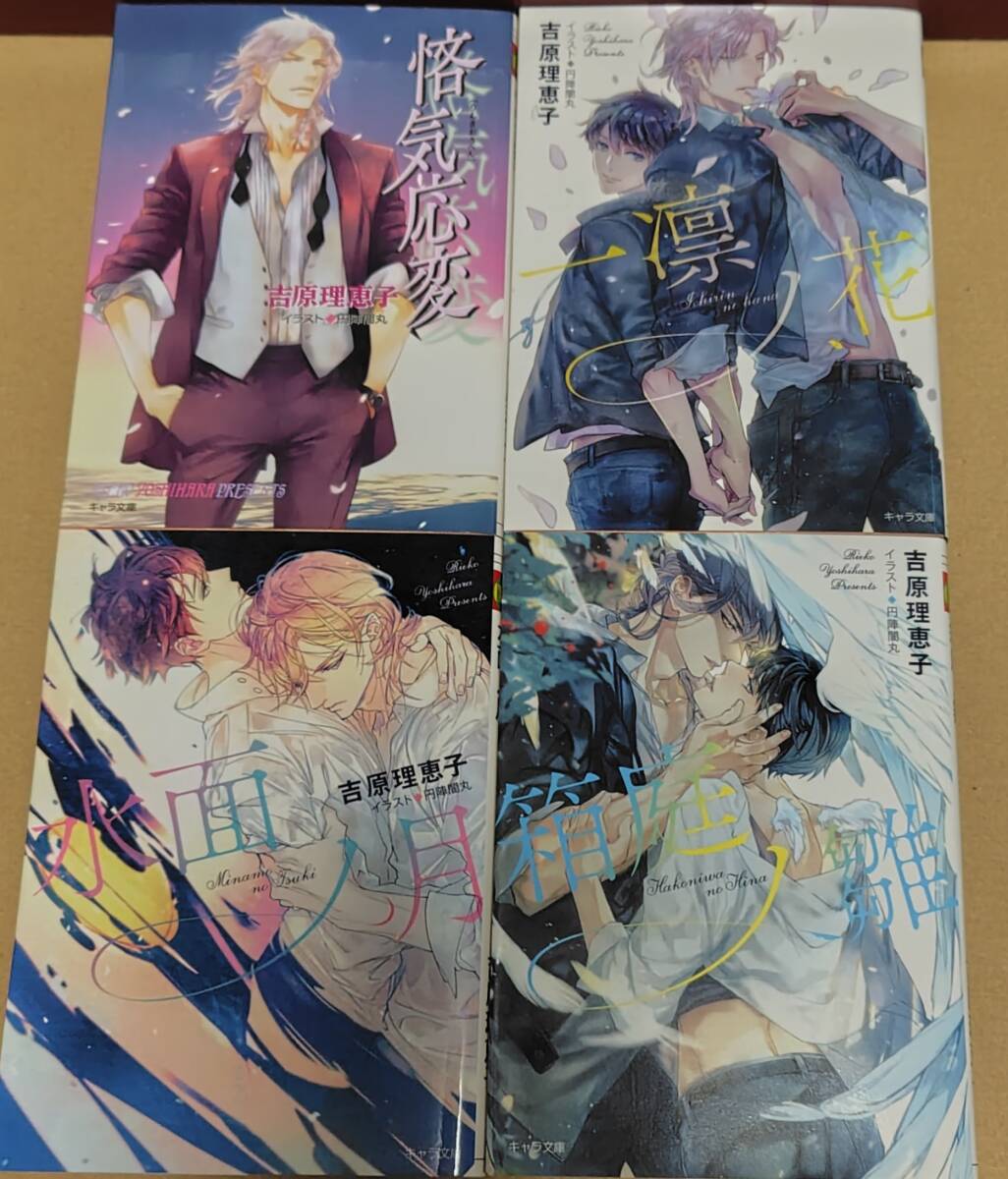 吉原理恵子 円陣闇丸 『 二重螺旋 』 11-14巻 4冊 悋気応変/一凛ノ花/水面ノ月/箱庭ノ雛/ キャラ文庫拍卖