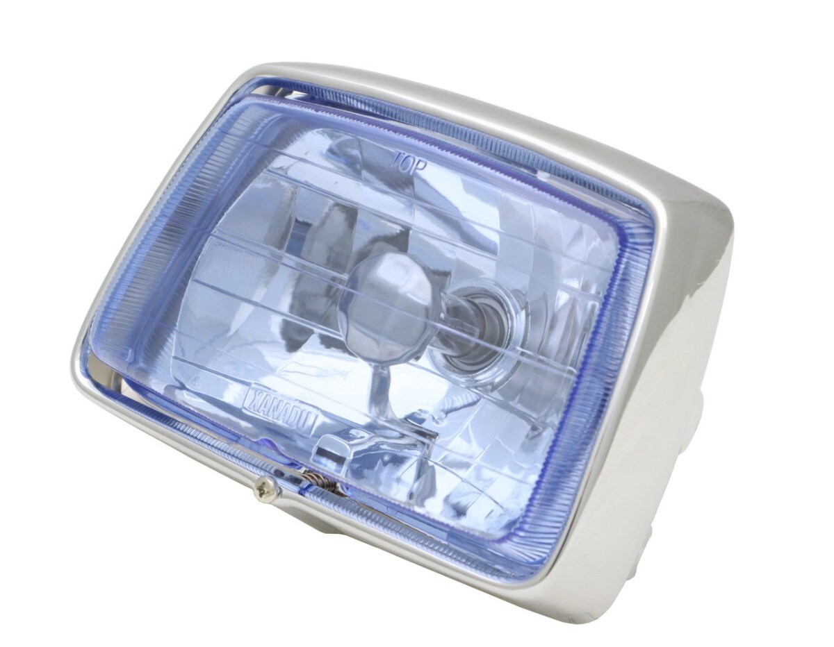 ホンダ スーパーカブ カスタムタイプ用 マルチリフレクター ヘッドライト ブルー拍卖