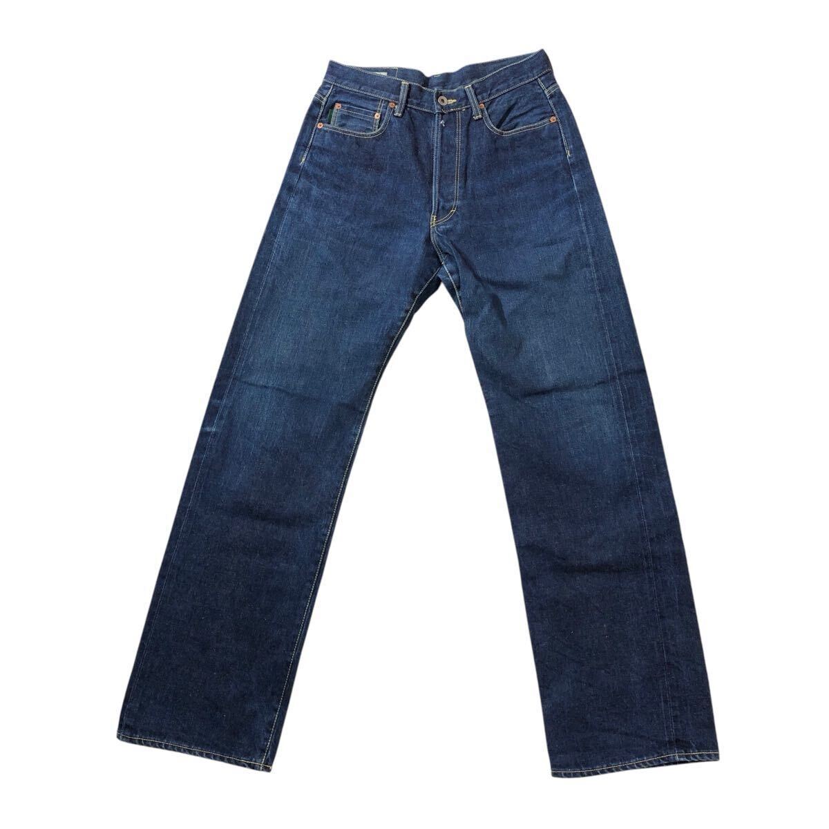 ● Paul Smith JEANS ポールスミスジーンズ ● ロゴ ラベル ユーズド 色落ち 濃紺 デニム インディゴブルー拍卖