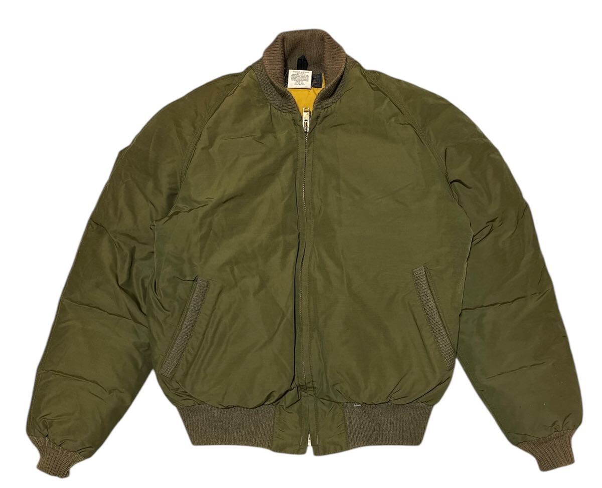 70s〜80s ヴィンテージ 黒タグ前期 ■ Eddie Bauer エディーバウアー ■ Y017 オールパーパス グースダウン ジャケット オリーブ M拍卖