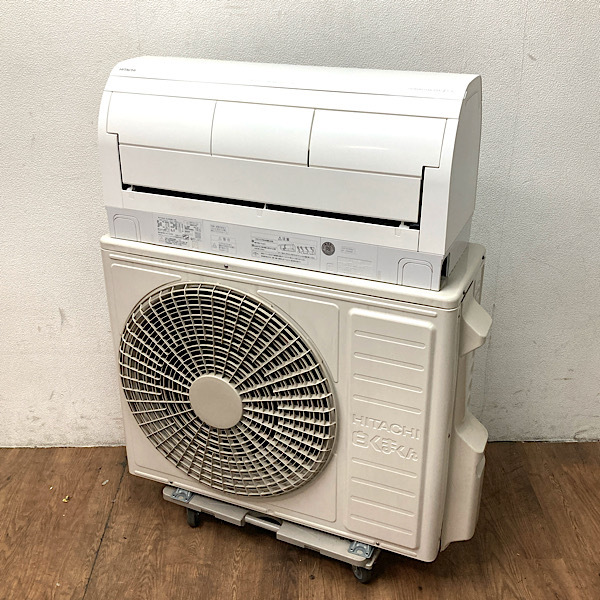 【引取限定】日立 ルームエアコン 白くまくん 最上位モデル 9.0kW 29畳 RAS-XJ90N2(W) 単相200V 2023年拍卖