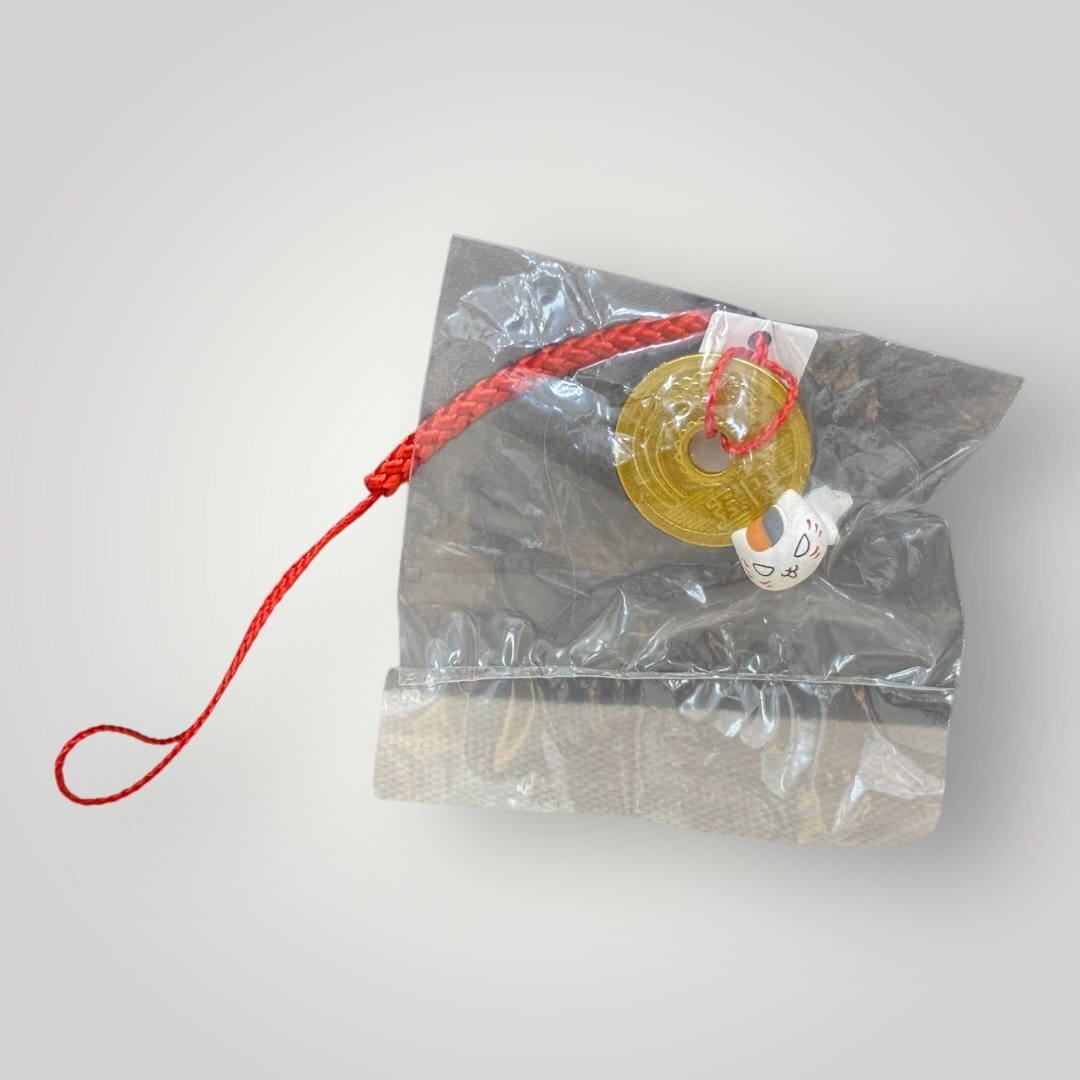 ◆<未使用>ニャンコ先生五円守り 「夏目友人帳 ニャンコ先生縁起物これくしょん」フィギュア根付★サイズ約3cm〈K2-3拍卖