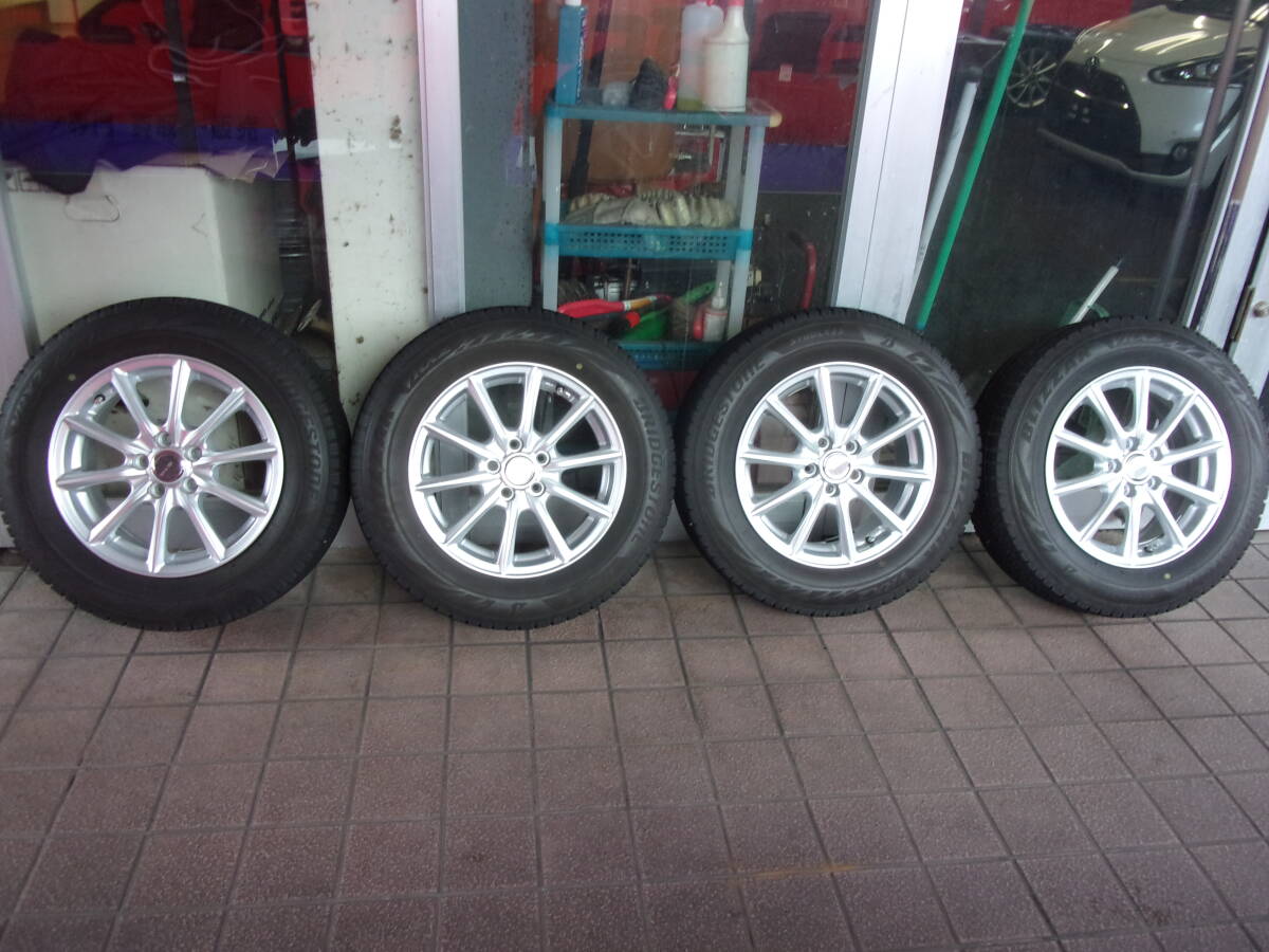 ♪S3227 2019年製 ブリヂストンVRX2 195/65R15 アルミホイールセット プリウス♪拍卖