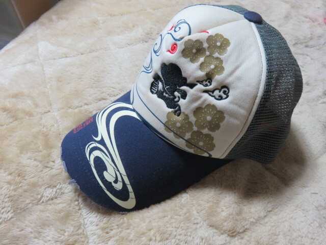 GO-GOO 孫悟空 悟空コレクション サイズフリー 後部でちょうせいができます メッシュ 刺繍 ダメージデザイン拍卖