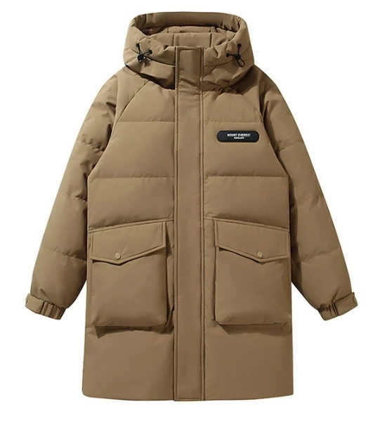 ダウンコート メンズミドル丈コート フード付き カジュアル ミドル丈 冬 アウター ダウンジャケット トップス Zwc2775 ターメリック 3XL拍卖