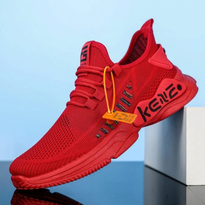 スニーカー ランニングシューズ メンズシューズ ローカットシューズ ハイキングシューズ レースアップシューズ wse0336 レッド 26.0cm拍卖