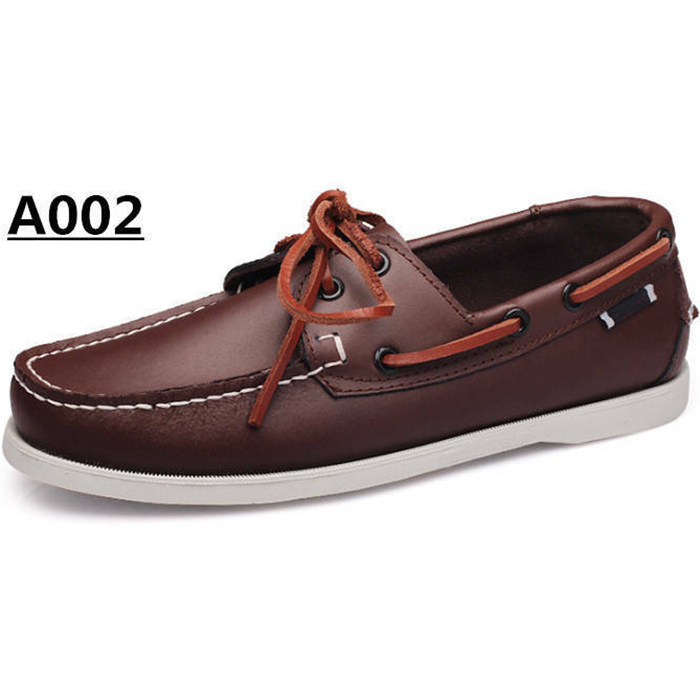 モカシン デッキシューズ メンズシューズ 本革 牛革 レザーシューズ レースアップ シューズ 男性靴 紳士靴 革靴 she0405 A002 25.0cm拍卖