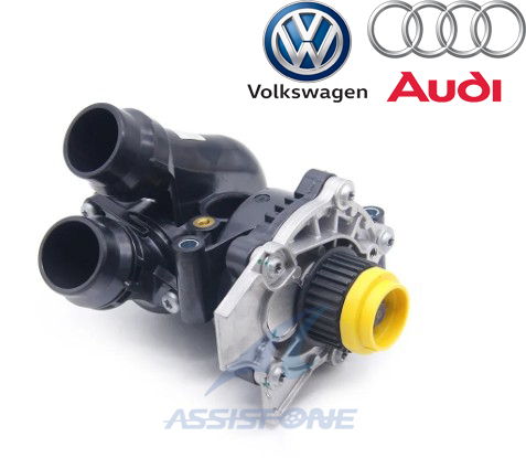 純正OEM AUDI アウディ A3 8P A4 8K A5 8F A6 4G A8 4H Q5 8R TT 8J ウォーターポンプ ASSY サーモスタット 06H121026DR拍卖