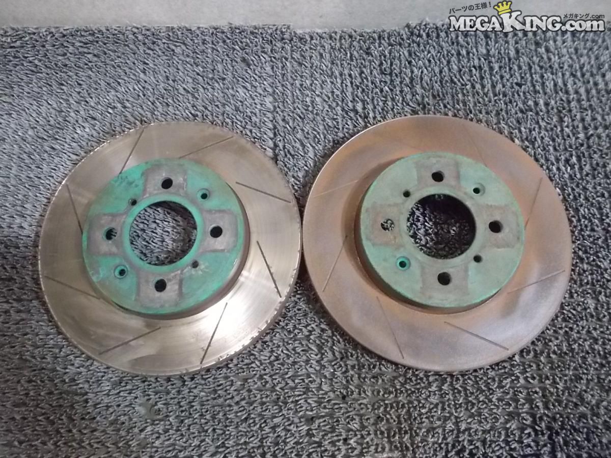 EG6 シビック プロジェクトミュー プロミュー フロント スリット ブレーキローター 262mm 左右 / 4R7-1056拍卖