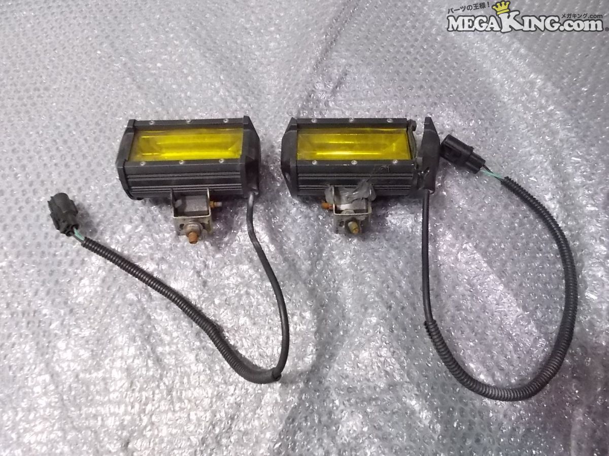 社外 LED フォグランプ フォグライト イエロー 車幅灯 照明 2個 左右 点灯OK / 2P11-363拍卖