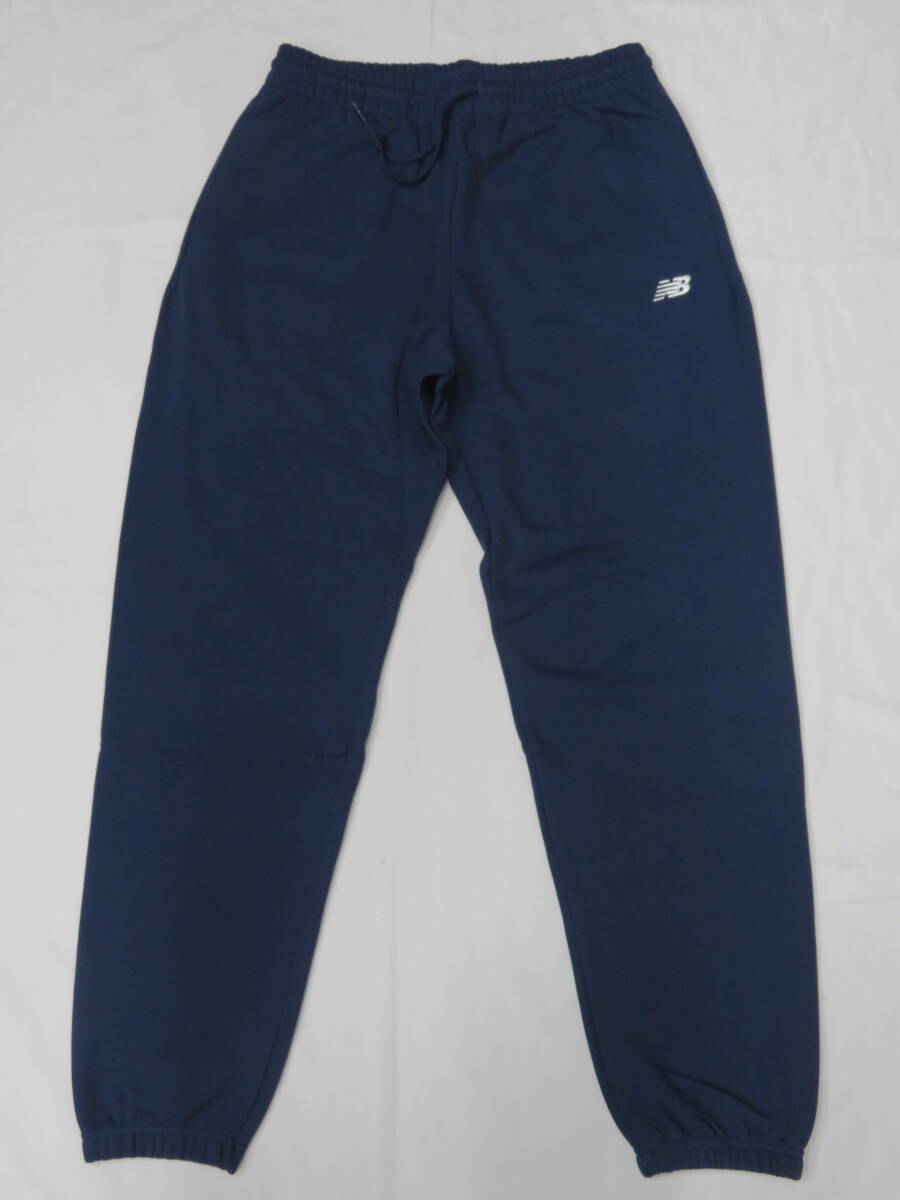 553 ニューバランス new balance Small logo スウェットジョガーパンツ 紺(L)拍卖