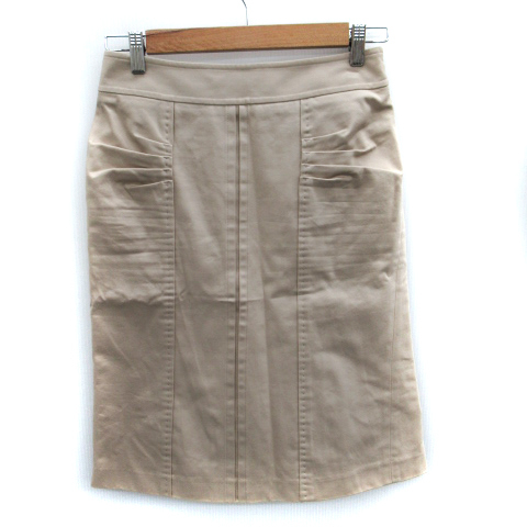 ボディドレッシングデラックス BODY DRESSING Deluxe タイトスカート ミモレ丈 38 M ベージュ /SM24 レディース拍卖