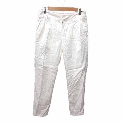 スピック&スパン Spick&Span スラックスパンツ 38 M 白 ホワイト /YK レディース拍卖