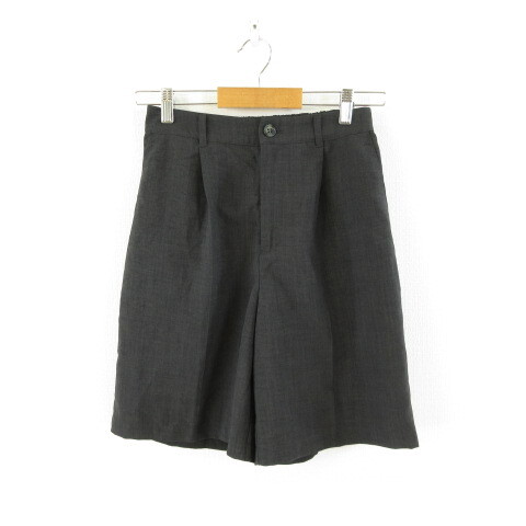 ディスコート Discoat キュロット ショートパンツ チャコールグレー M *T566 レディース拍卖