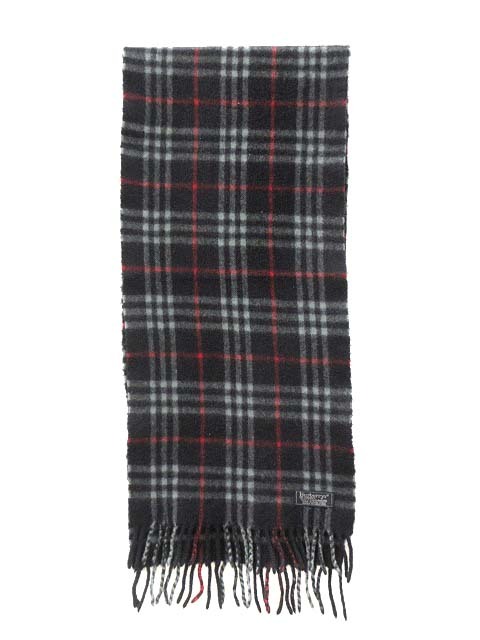 バーバリーズ Burberrys カシミヤ100% マフラー チェック柄 ネイビー ストール カシミア ☆AA★ メンズ レディース拍卖
