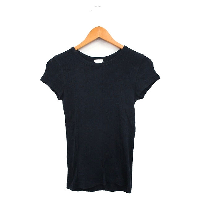 ギャルリーヴィー GALERIE VIE トゥモローランド ニット セーター 半袖 コットン シンプル S ネイビー 紺 /KT15 レディース拍卖