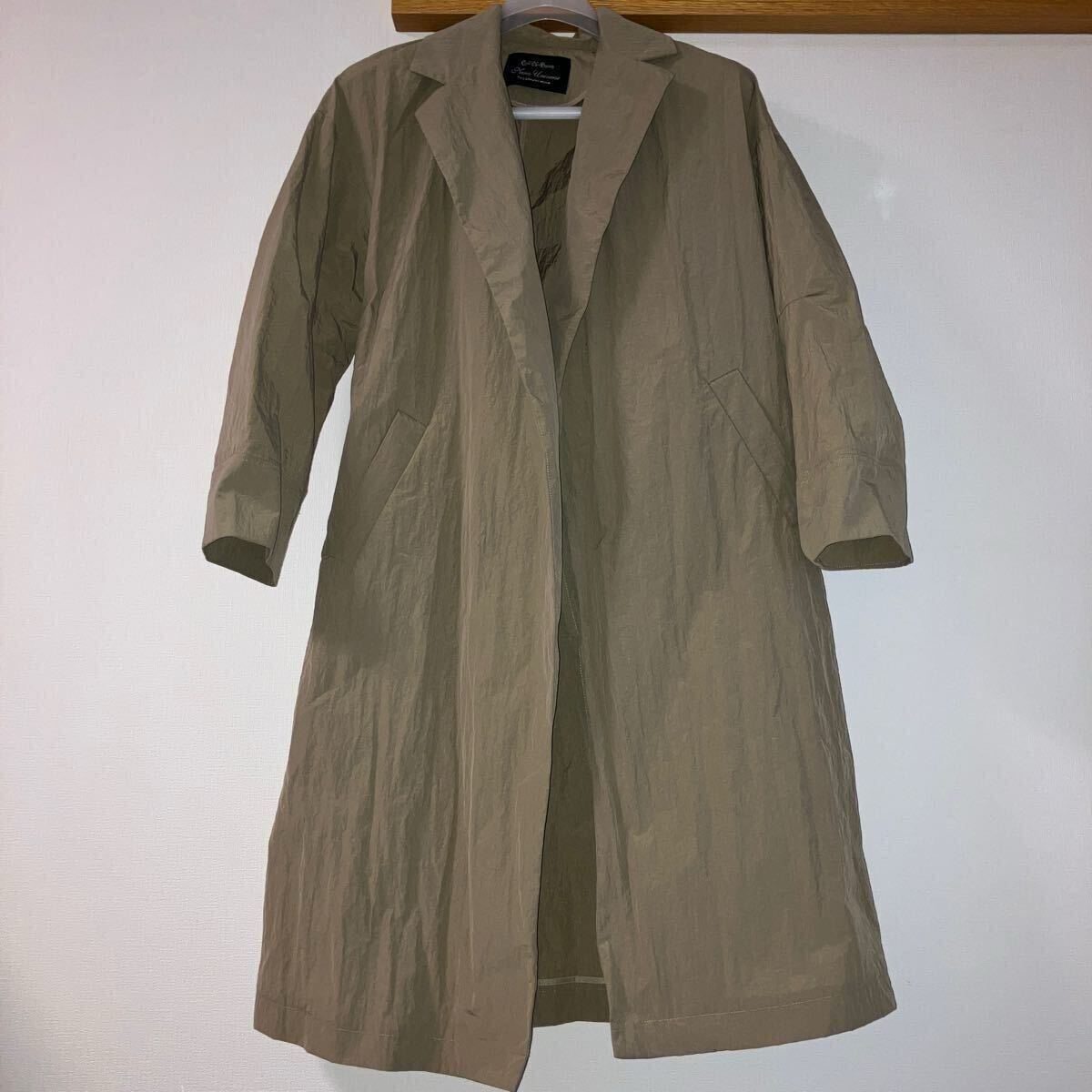 【中古】ナノユニバース 撥水加工トレンチコート SIZE38拍卖