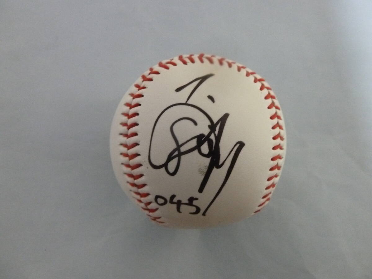 オリックスバファローズ 寺本聖一選手♯054 直筆サイン入りボール 球団名入り 激レア ラスト1品!育成ドラフト4位 言葉入り拍卖