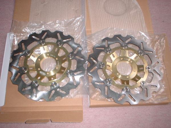 Arashi製 ウエイブデイスク050金 NSR250R CBR250RR フロント用 MC18 MC21 MC28 MC22拍卖