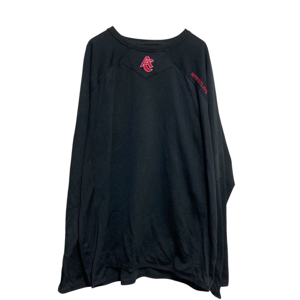 UNDER ARMOUR 長袖 ロゴTシャツ XL ブラック アンダーアーマー ジャージ スポーツウェア アンダーシャツ 古着卸 アメリカ仕入 a612-5569拍卖