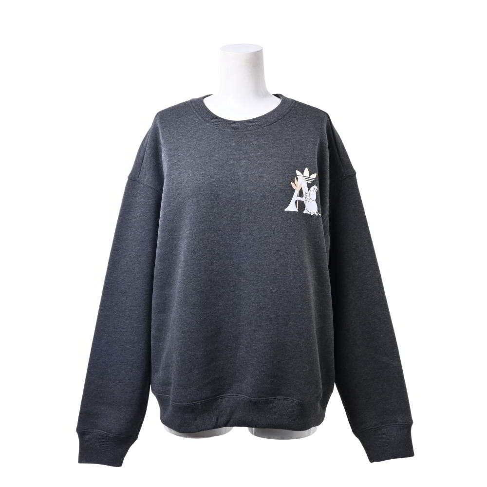 美品 adidas × MOOMIN プリント スウェット セットアップ S/2XS グレー アディダス KL4BCHBL50拍卖