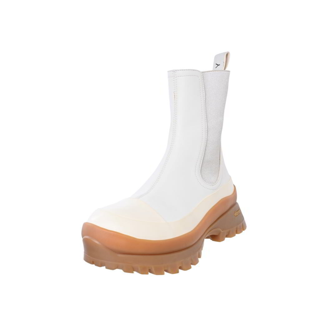 STELLA McCARTNEY Trace チェルシー ブーツ 36 ホワイト ステラマッカートニー KL4BCHSP53拍卖
