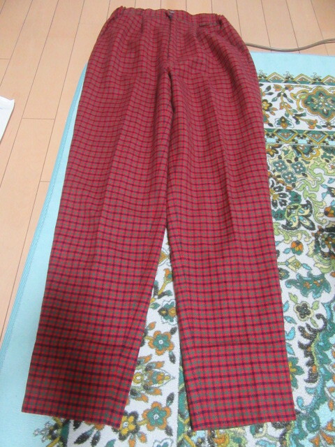 USED美品ファミリア160サイズパンツレトロ定番チェック激安即決9900円拍卖