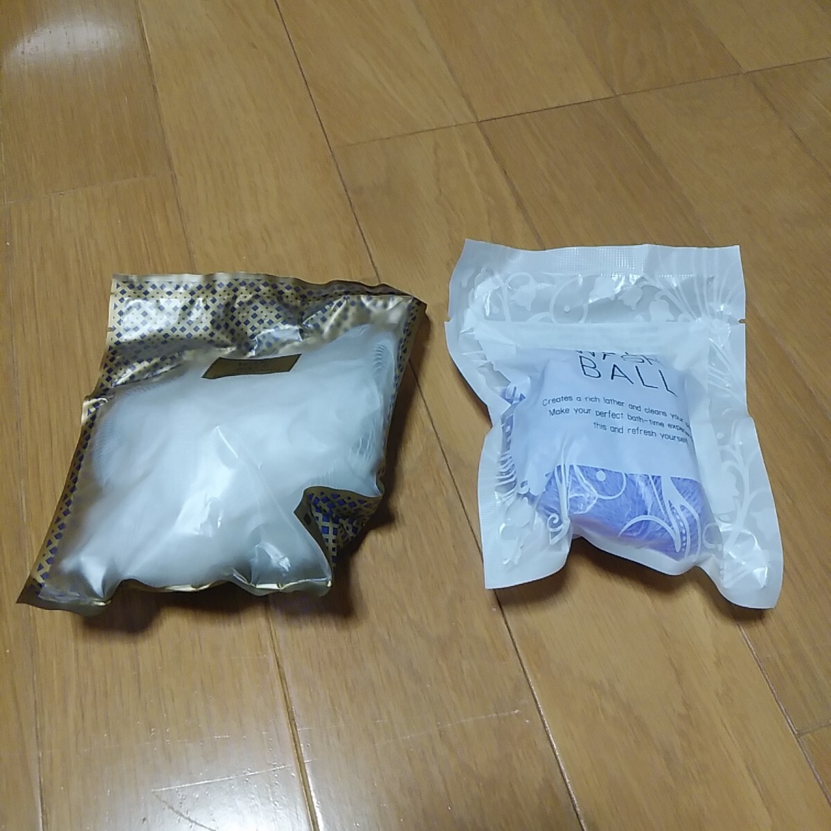 二個 丸形ボディーウォッシュタオル スポンジ ボディータオル 新品未開封拍卖