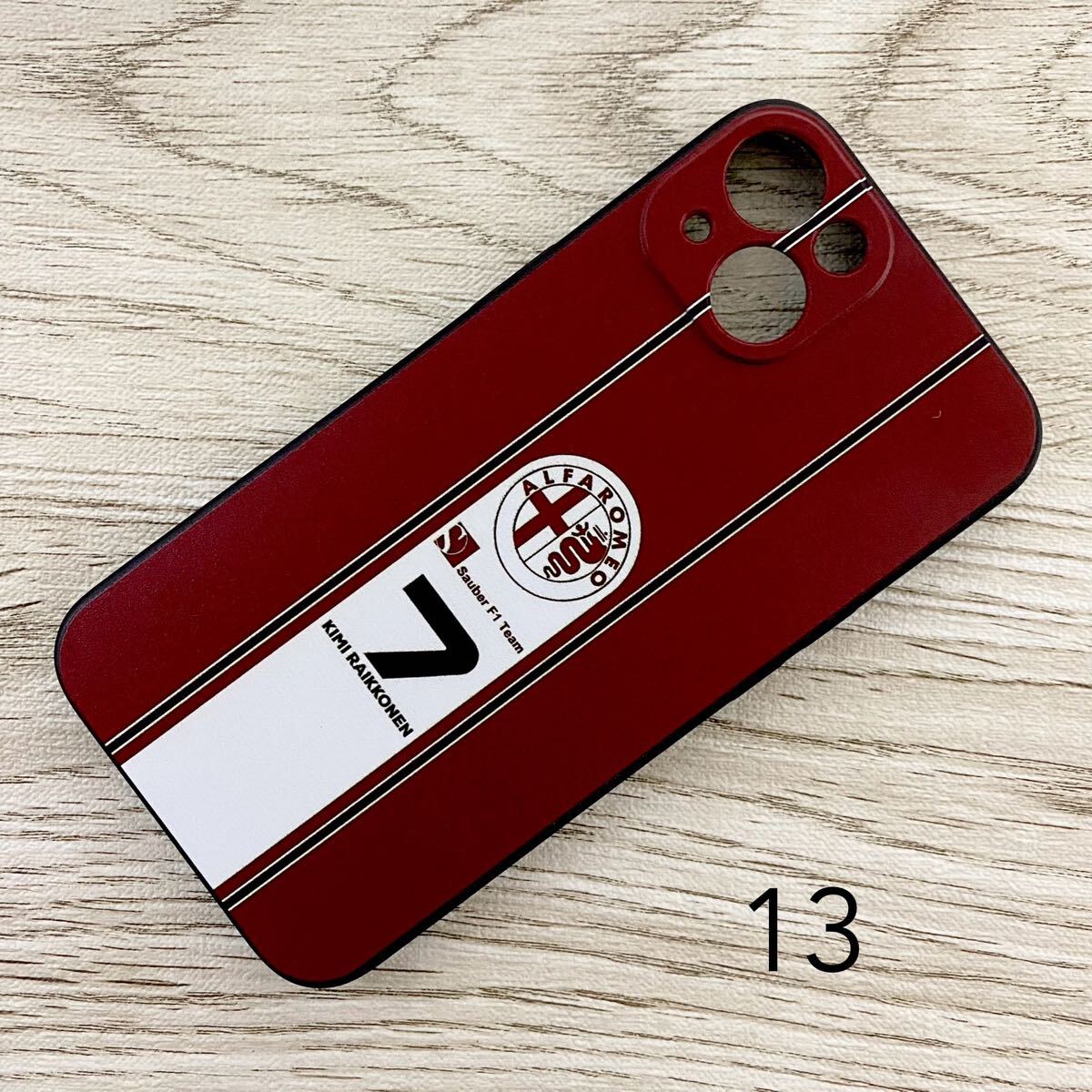 キミ・ライコネン #7 iPhone 13 ケース F1 アルファロメオ スマホ拍卖