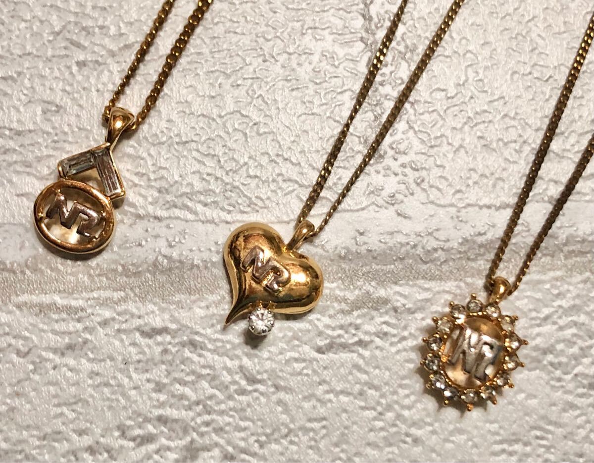 ニナリッチ ネックレス 3点セット ゴールドカラー 拍卖