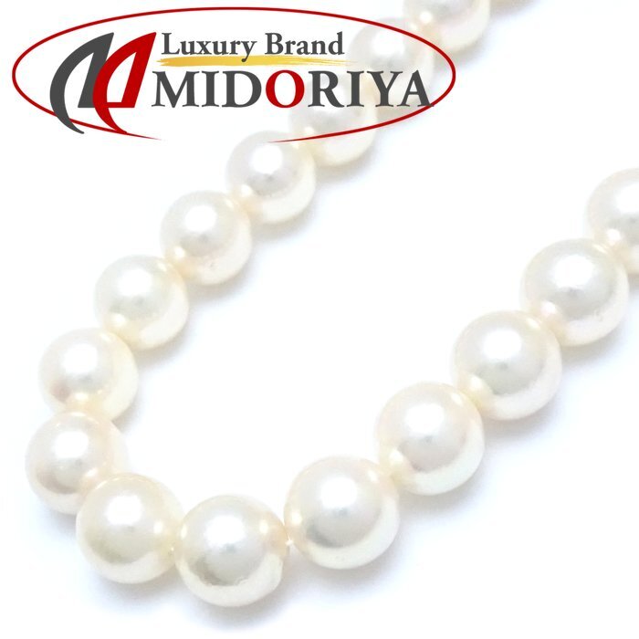パール ネックレス あこや真珠8~8.5ミリ 43.5cm シルバー/75802【中古】拍卖