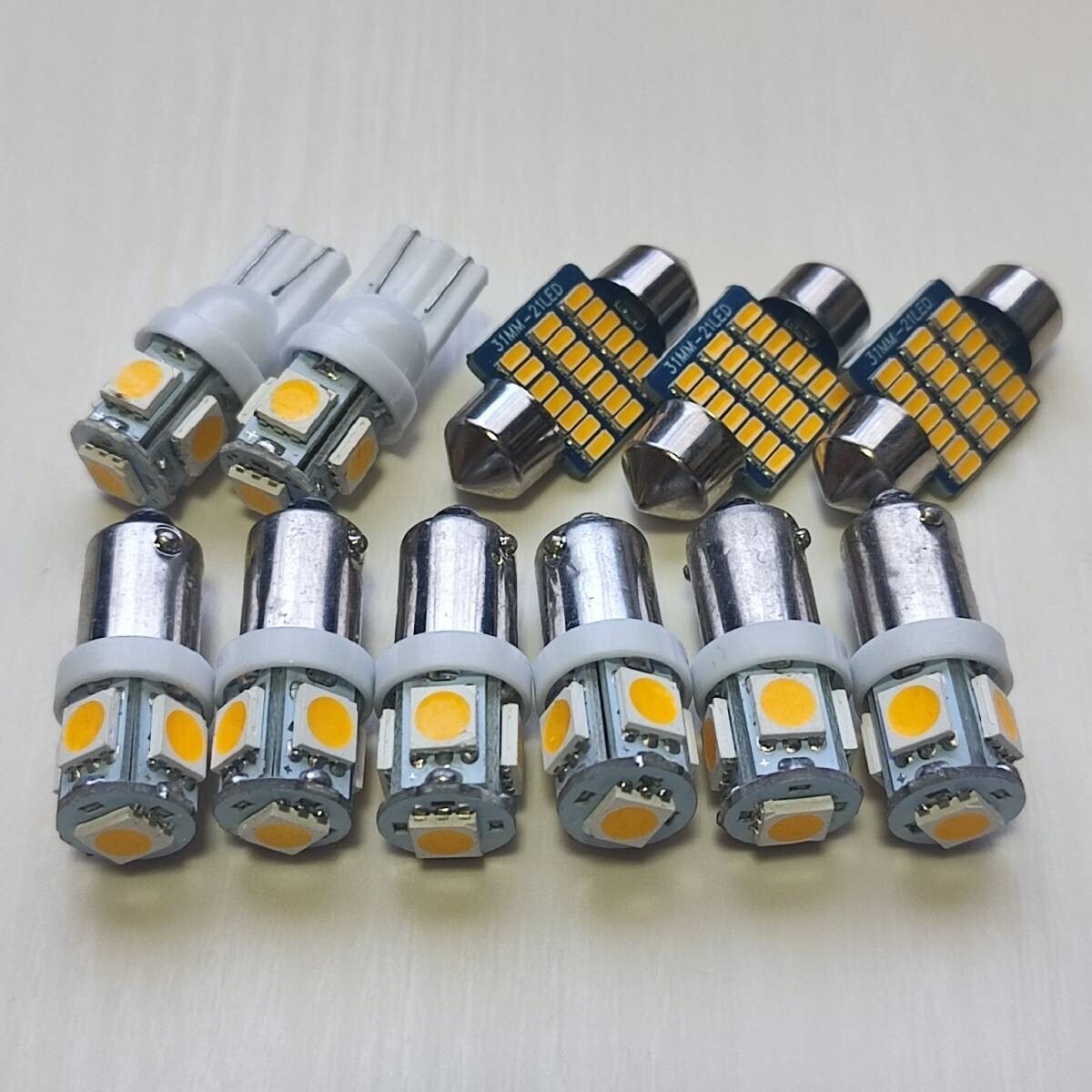 E51 エルグランド 電球色 ウォームホワイト 暖色 LED ルームランプ 11個セット ニッサン /d5/d31/d9拍卖