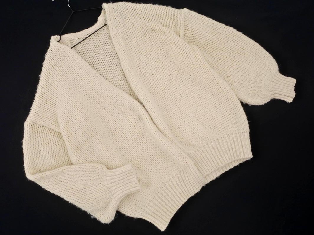 titivate ティティベイト オーバーサイズ カーディガン sizeM/オフホワイト ◇■ ☆ elb3 レディース拍卖