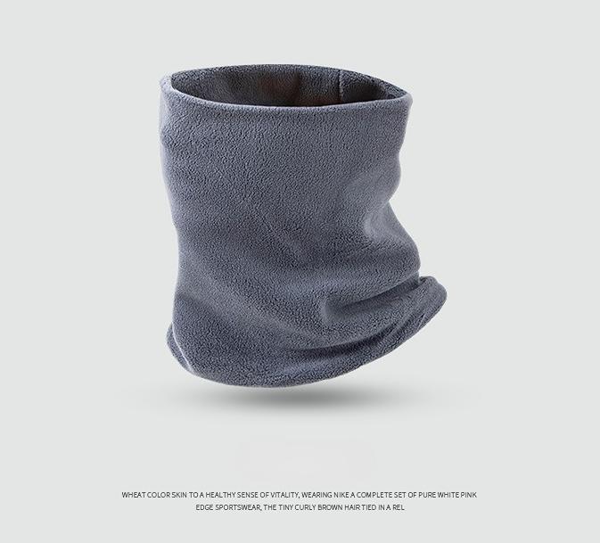 極暖 ネックウォーマー 保温 冬用 防寒 マシュマロ生地 高伸縮 暖かい グレー拍卖