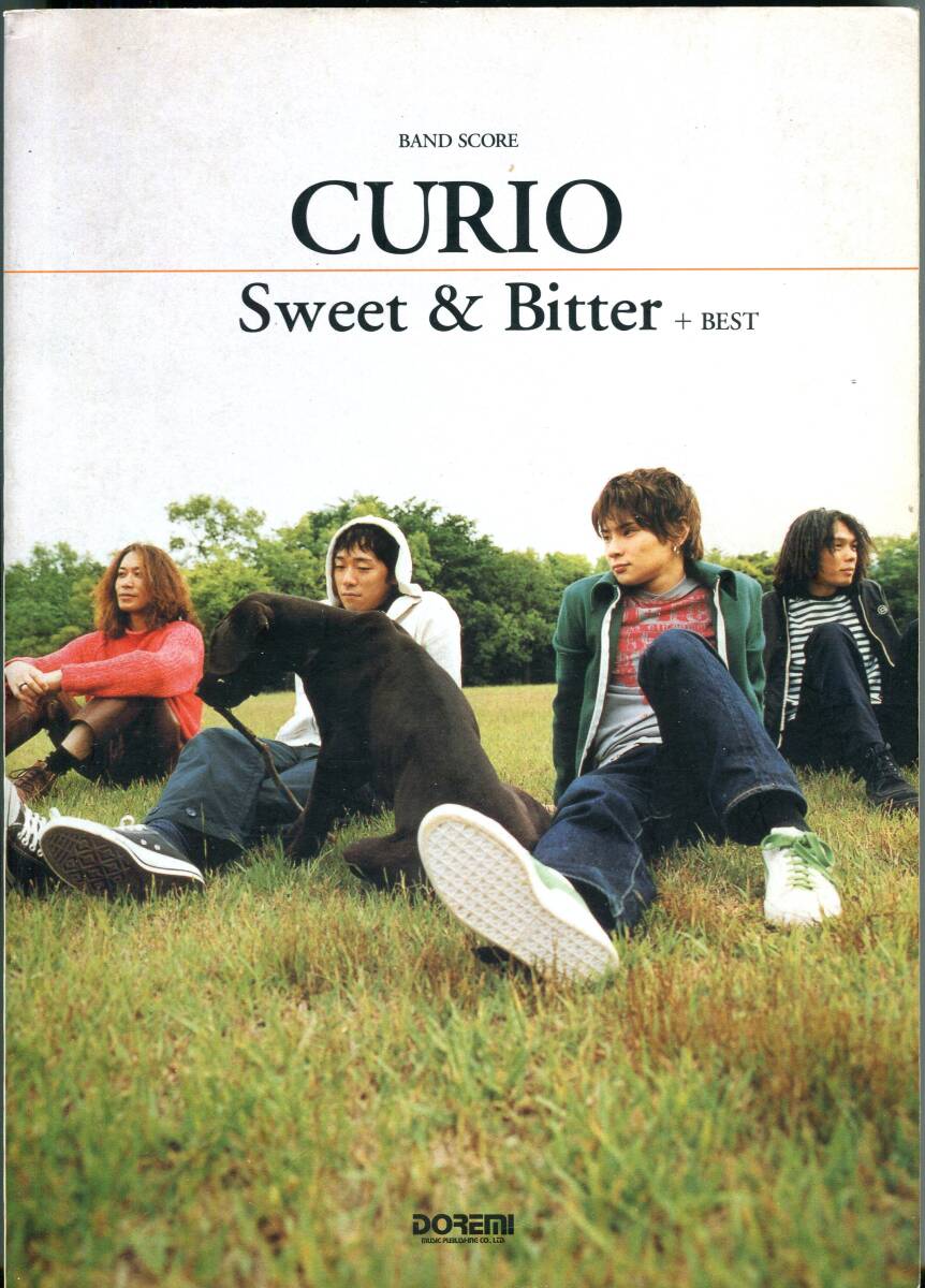 CURIO キュリオ - Sweet & Bitter 絶版バンドスコア 「粉雪」「君に触れるだけで(るろうに剣心 -明治剣客浪漫譚-OP曲)」拍卖