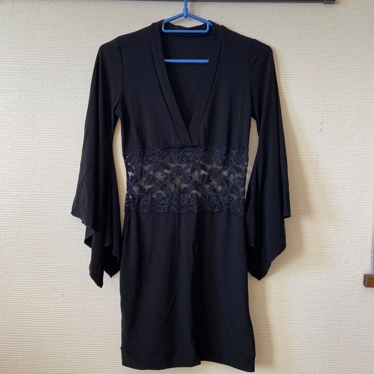 和風 着物 浴衣風 ワンピース 黒 イベント ライブ 衣装拍卖